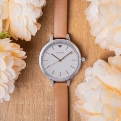 OUI & ME Petite Amourette Analogue White Round Dial Women's Watch- ME010005