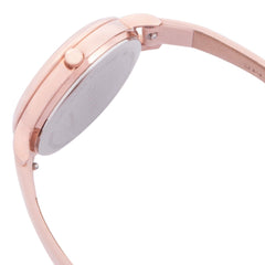 Oui & Me Petite Fleurette Analogue Pink Round Dial Women's Watch- ME010009