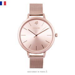 Oui & Me Grande Amourette Analogue Pink Round Dial Women's Watch- ME010021