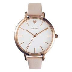 OUI & ME Grande Amourette Analogue White Round Dial Women's Watch- ME010024