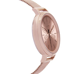 Oui & Me Grande Amourette Analogue Pink Round Dial Women's Watch- ME010035