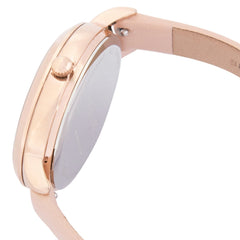 Oui & Me Fleurette Analogue Pink Round Dial Women's Watch- ME010038