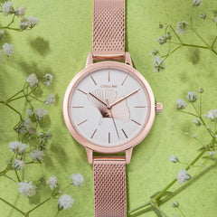 OUI & ME Amourette Analogue White Round Dial Women's Watch- ME010042