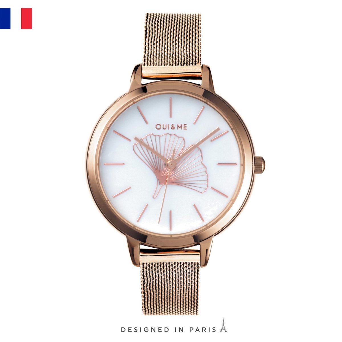 OUI & ME Amourette Analogue White Round Dial Women's Watch- ME010042 