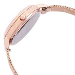 Oui & Me Petite Fleurette Analogue Pink Round Dial Women's Watch- ME010044
