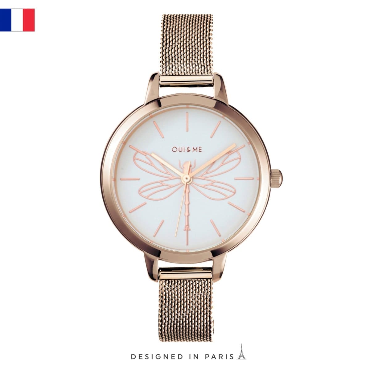 OUI & ME Petite Amourette Analogue White Round Dial Women's Watch- ME010046 