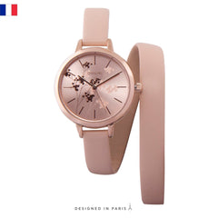 Oui & Me Petite Amourette Analogue Pink Round Dial Women's Watch- ME010049