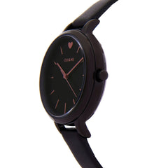 OUI & ME Petite Amourette Analogue Black Round Dial Women's Watch- ME010050