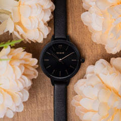 OUI & ME Petite Amourette Analogue Black Round Dial Women's Watch- ME010050