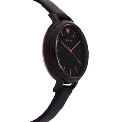 OUI & ME Petite Amourette Analogue Black Round Dial Women's Watch- ME010050