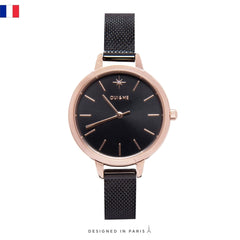 OUI & ME Petite Amourette Analogue Black Round Dial Women's Watch- ME010055