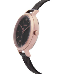 OUI & ME Petite Amourette Analogue Black Round Dial Women's Watch- ME010055