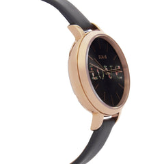 OUI & ME Petite Fleurette Analogue Grey Round Dial Women's Watch- ME010061