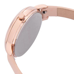 Oui & Me Petite Fleurette Analogue Pink Round Dial Women's Watch- ME010064