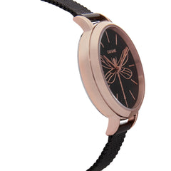 OUI & ME Amourette Analogue Black Round Dial Women's Watch- ME010070
