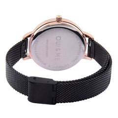 OUI & ME Amourette Analogue Black Round Dial Women's Watch- ME010070