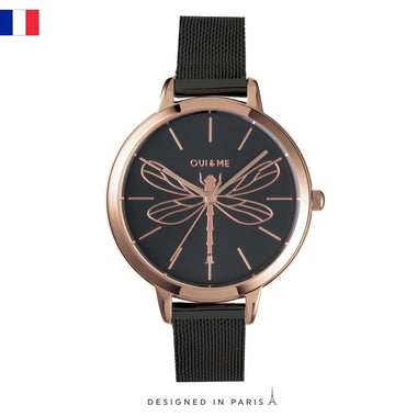 OUI & ME Amourette Analogue Black Round Dial Women's Watch- ME010070 
