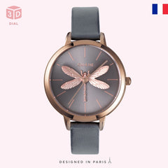 OUI & ME Amourette Analogue Grey Round Dial Women's Watch- ME010074