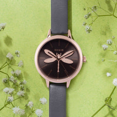 OUI & ME Amourette Analogue Grey Round Dial Women's Watch- ME010074