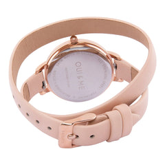 Oui & Me Petite Amourette Analogue Pink Round Dial Women's Watch- ME010092
