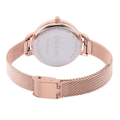 Oui & Me Petite Amourette Analogue Pink Round Dial Women's Watch- ME010095