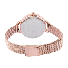 OUI & ME Petite Fleurette Analogue White Round Dial Women's Watch- ME010096