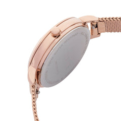 OUI & ME Petite Fleurette Analogue White Round Dial Women's Watch- ME010096