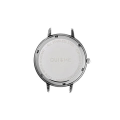 OUI & ME Petite Fleurette Analogue Silver Round Dial Women's Watch- ME010098