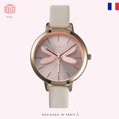 Oui & Me Amourette Analogue Pink Round Dial Women's Watch- ME010100