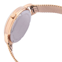 OUI & ME Fleurette Analogue Black Round Dial Women's Watch- ME010102