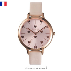 Oui & Me Amourette Analogue Pink Round Dial Women's Watch- ME010106