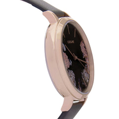 OUI & ME Grande Fleurette Analogue Grey Round Dial Women's Watch- ME010107