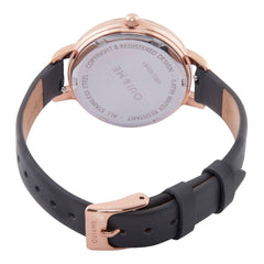 OUI & ME Grande Fleurette Analogue Grey Round Dial Women's Watch- ME010111