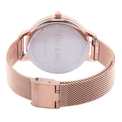 Oui & Me Grande Fleurette Analogue Pink Round Dial Women's Watch- ME010112