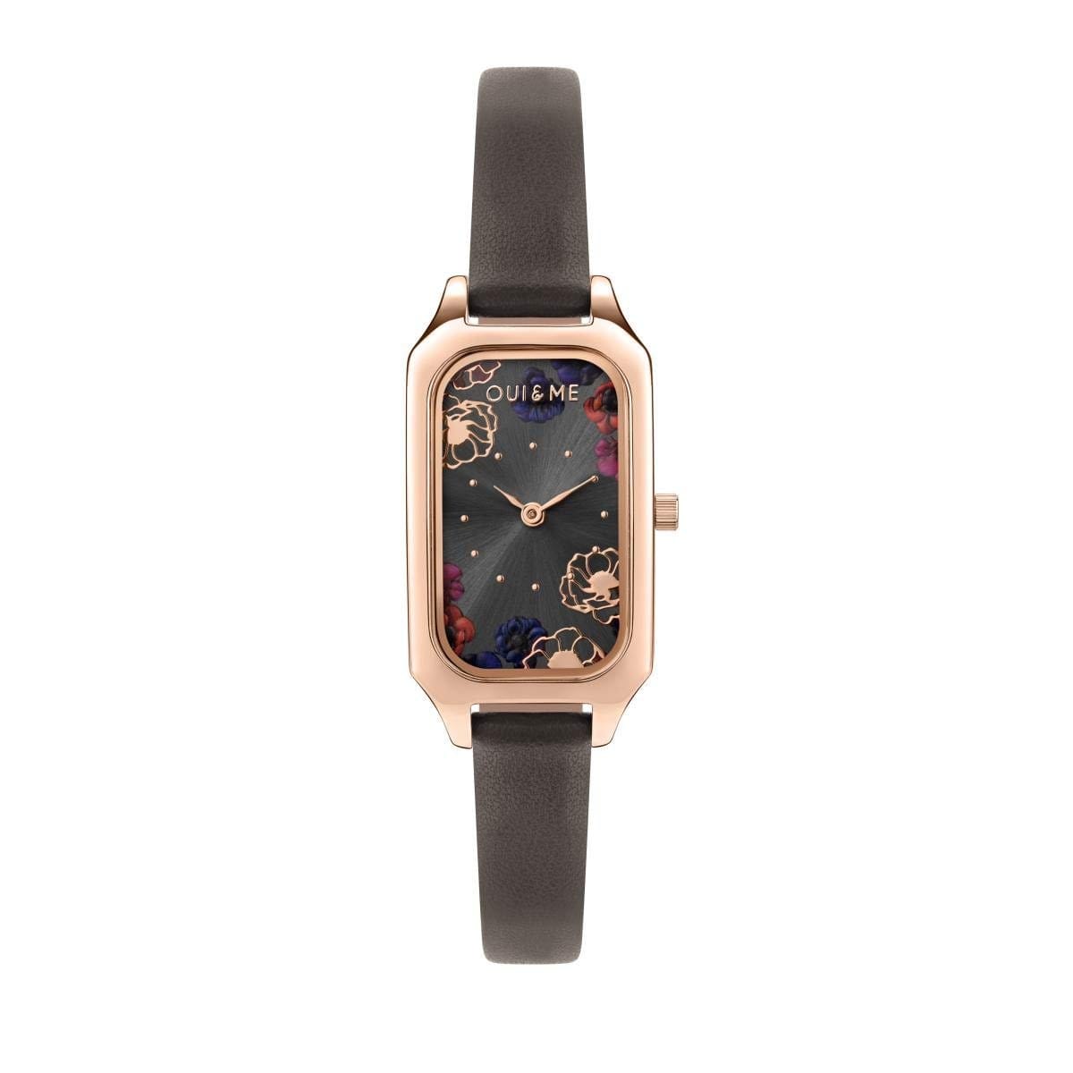 OUI & ME Finette Analogue Grey Rectangle Dial Women's Watch- ME010118 