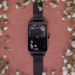 OUI & ME Finette Analogue Grey Rectangle Dial Women's Watch- ME010119