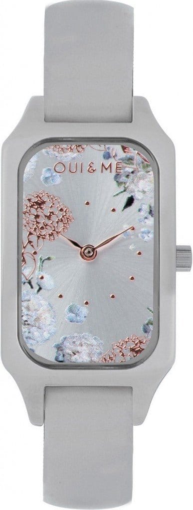 OUI & ME Finette Analogue Silver Rectangle Dial Women's Watch- ME010121 