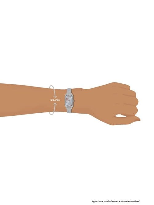 OUI & ME Finette Analogue Silver Rectangle Dial Women's Watch- ME010121 