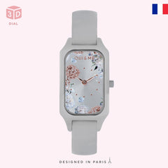 OUI & ME Finette Analogue Silver Rectangle Dial Women's Watch- ME010121