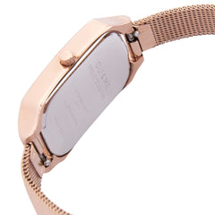 Oui & Me Finette Analogue Pink Rectangle Dial Women's Watch- ME010123