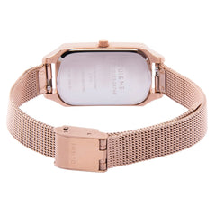 Oui & Me Finette Analogue Pink Rectangle Dial Women's Watch- ME010123