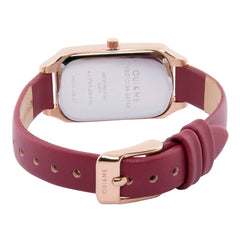OUI & ME Finette Analogue Black Rectangle Dial Women's Watch- ME010124