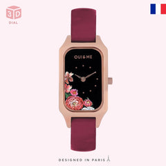 OUI & ME Finette Analogue Black Rectangle Dial Women's Watch- ME010124