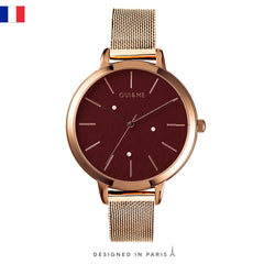 Oui & Me Fleurette Analogue Red Round Dial Women's Watch- ME010128