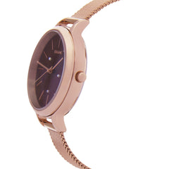 Oui & Me Fleurette Analogue Red Round Dial Women's Watch- ME010128