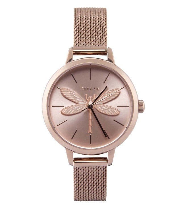 Oui & Me Amourette Analogue Pink Round Dial Women's Watch- ME010136