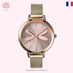 Oui & Me Amourette Analogue Pink Round Dial Women's Watch- ME010136