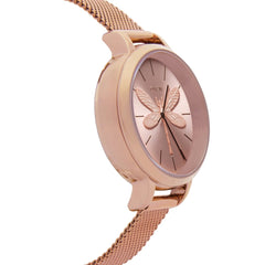 Oui & Me Amourette Analogue Pink Round Dial Women's Watch- ME010136