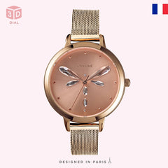 Oui & Me Amourette Analogue Pink Round Dial Women's Watch- ME010138