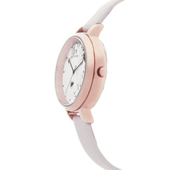 OUI & ME Petite Fleurette Analogue White Round Dial Women's Watch- ME010139